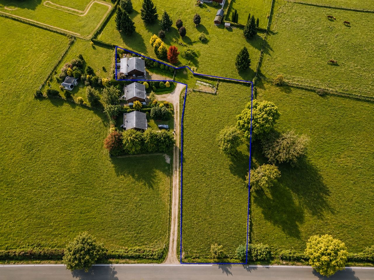 Charmante vakantiewoning op 2.801 m² aan de bosrand in Recht