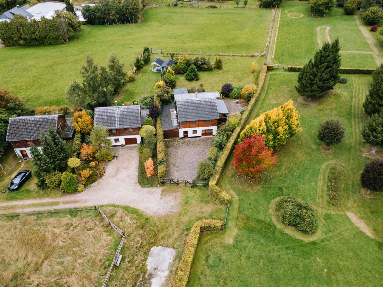 Charmante vakantiewoning op 2.801 m² aan de bosrand in Recht