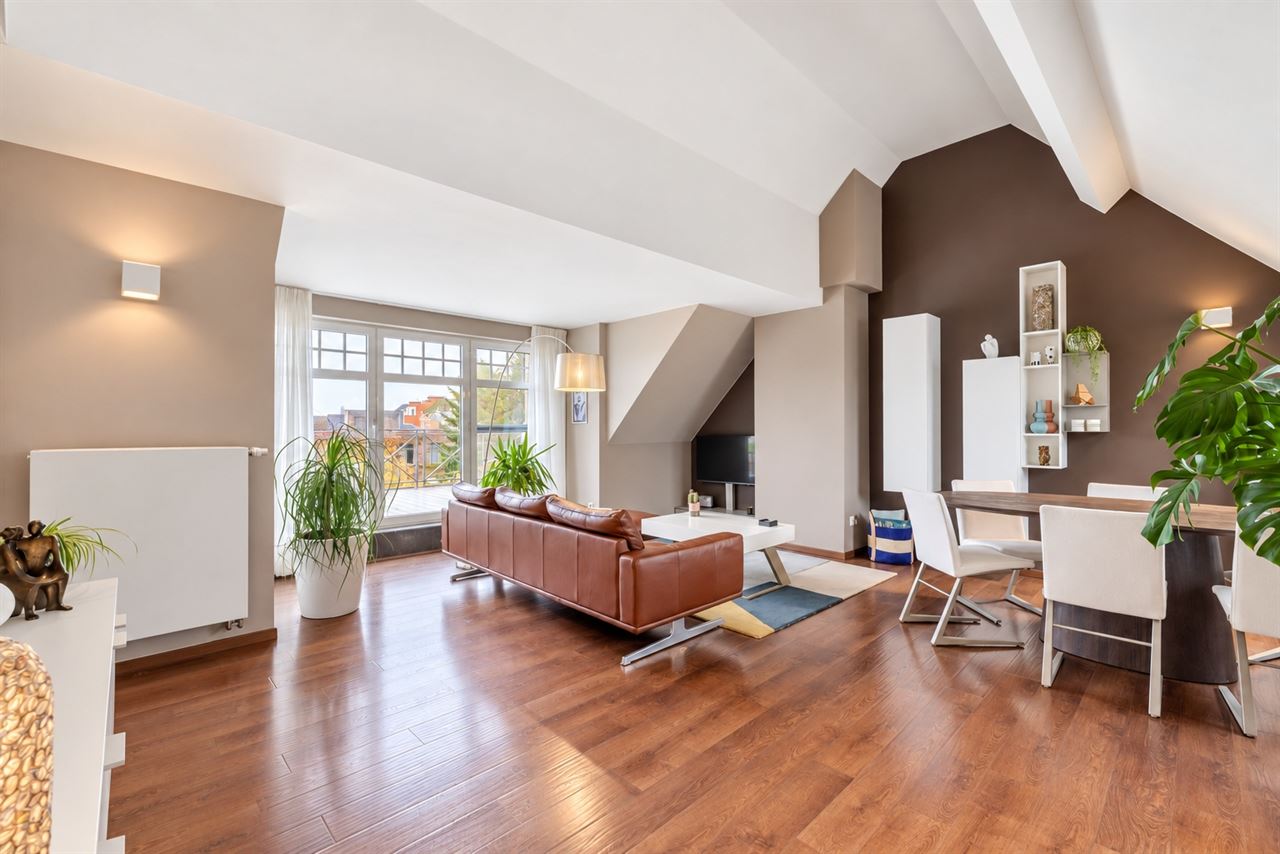 Ruim dakappartement met 50 m² zuidgericht terras + zolder