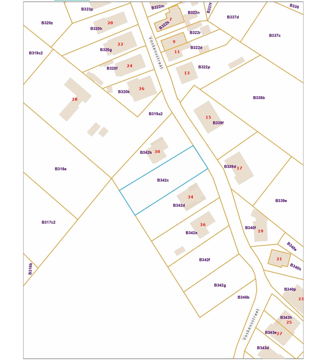 Bouwgrond voor open bebouwing — 1.054 m²