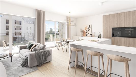 Appartements de standing- Une situation exceptionnelle au coeur d'un clos dans un nouveau quartier à mobilité douce
