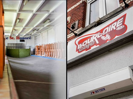 Gemengd gebouw bestaande uit een voormalig bekend café en een woongedeelte. Met ongeveer 192m² commerciële ruimte en 160m² residentiële ruimte bi...