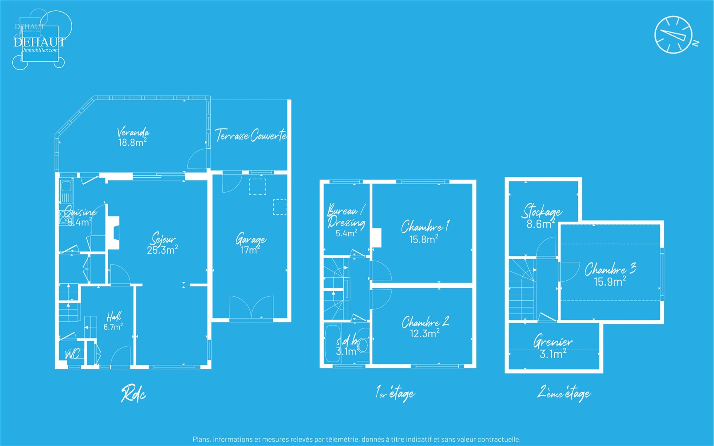 Maison avec garage et 3 chambres idéalement située dans un quartier calme.
Se compose d'un vaste hall d'entrée, une véranda accessible via le sé...