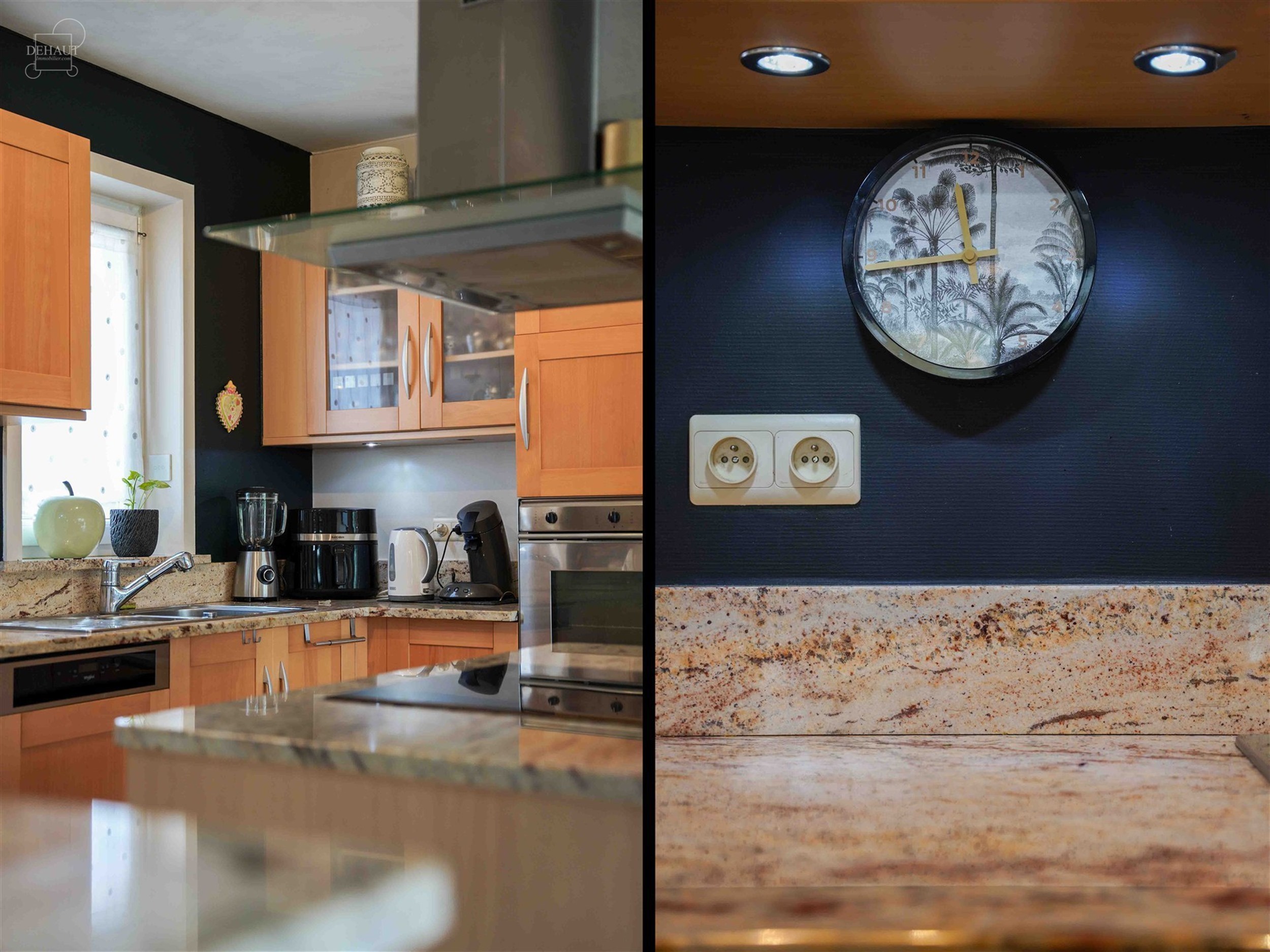 Superbe villa individuelle avec double garage située à deux pas de la frontière française. Propose au rez-de-chaussée un hall d'entrée desservan...