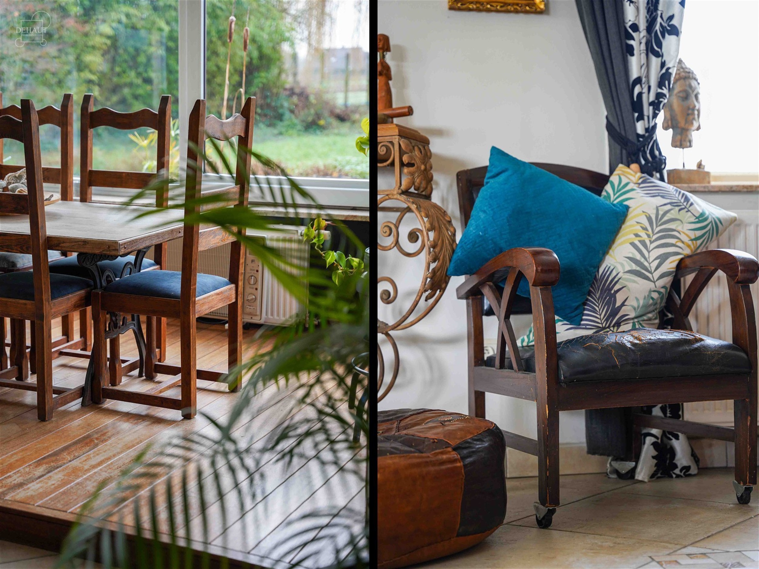 Superbe villa individuelle avec double garage située à deux pas de la frontière française. Propose au rez-de-chaussée un hall d'entrée desservan...