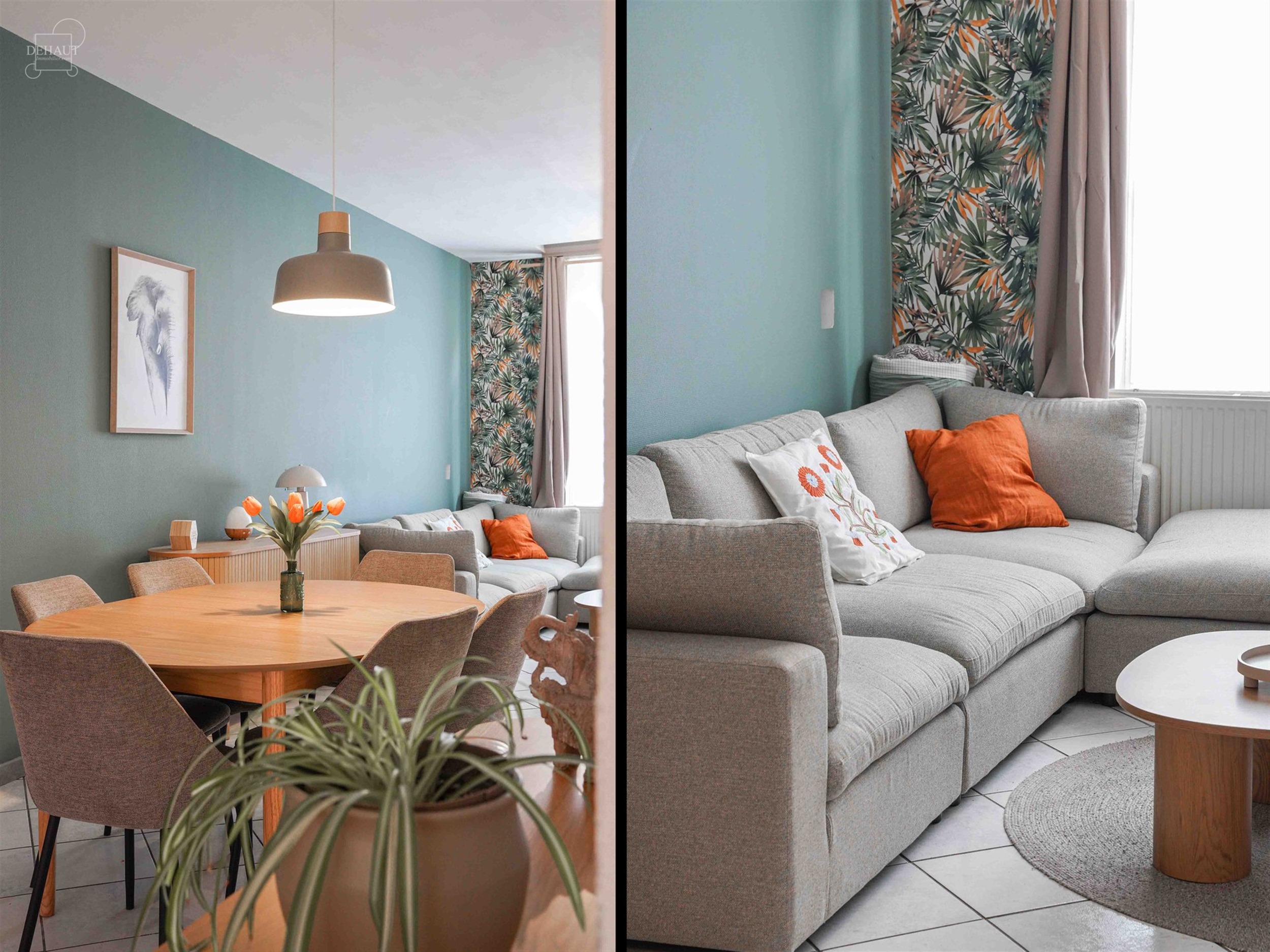 Jolie maison de ville située à deux pas de la Lys. Se compose d'un hall d'entrée desservant un séjour, une cuisine équipée, une salle de bain, u...