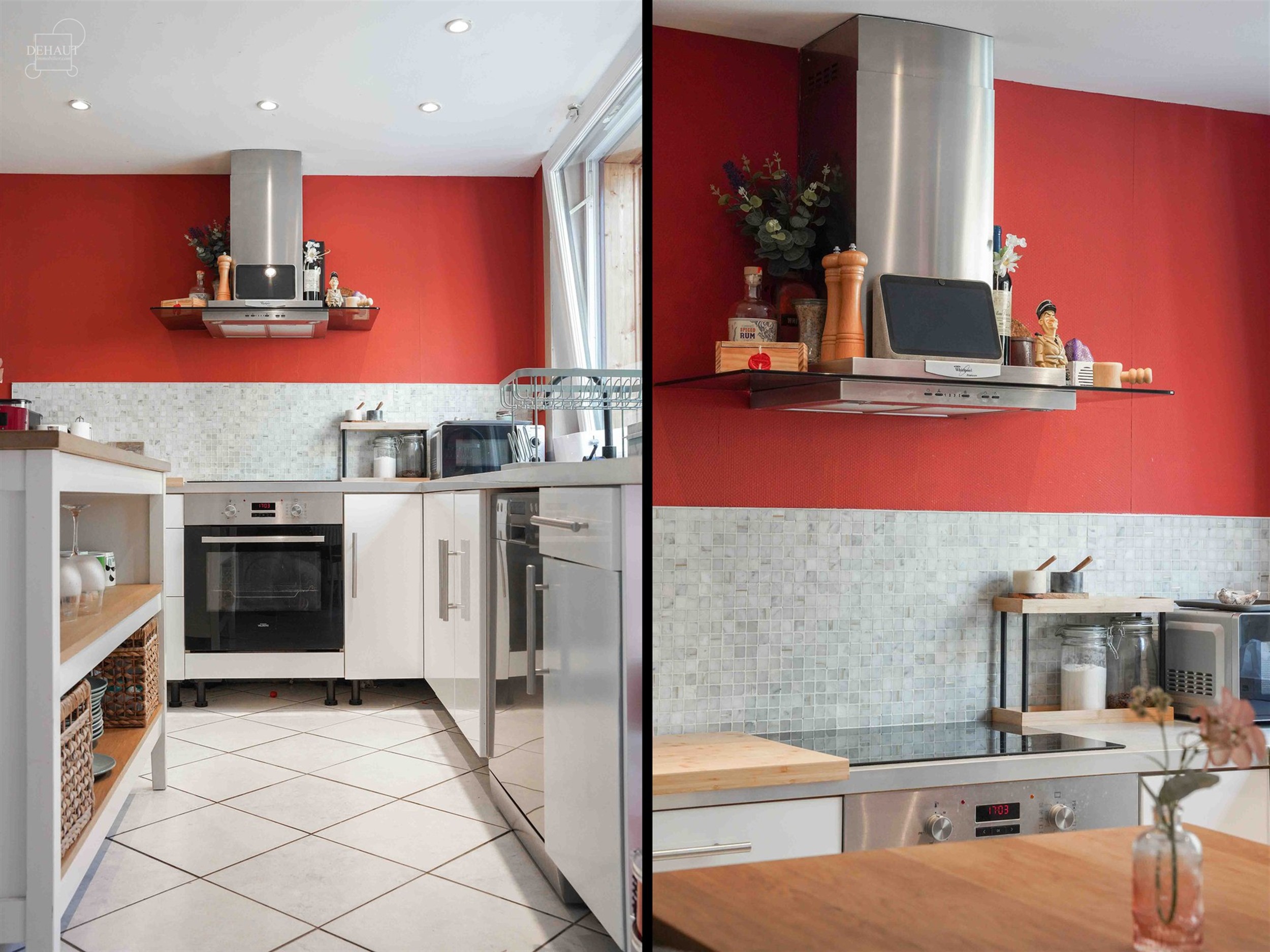 Jolie maison de ville située à deux pas de la Lys. Se compose d'un hall d'entrée desservant un séjour, une cuisine équipée, une salle de bain, u...