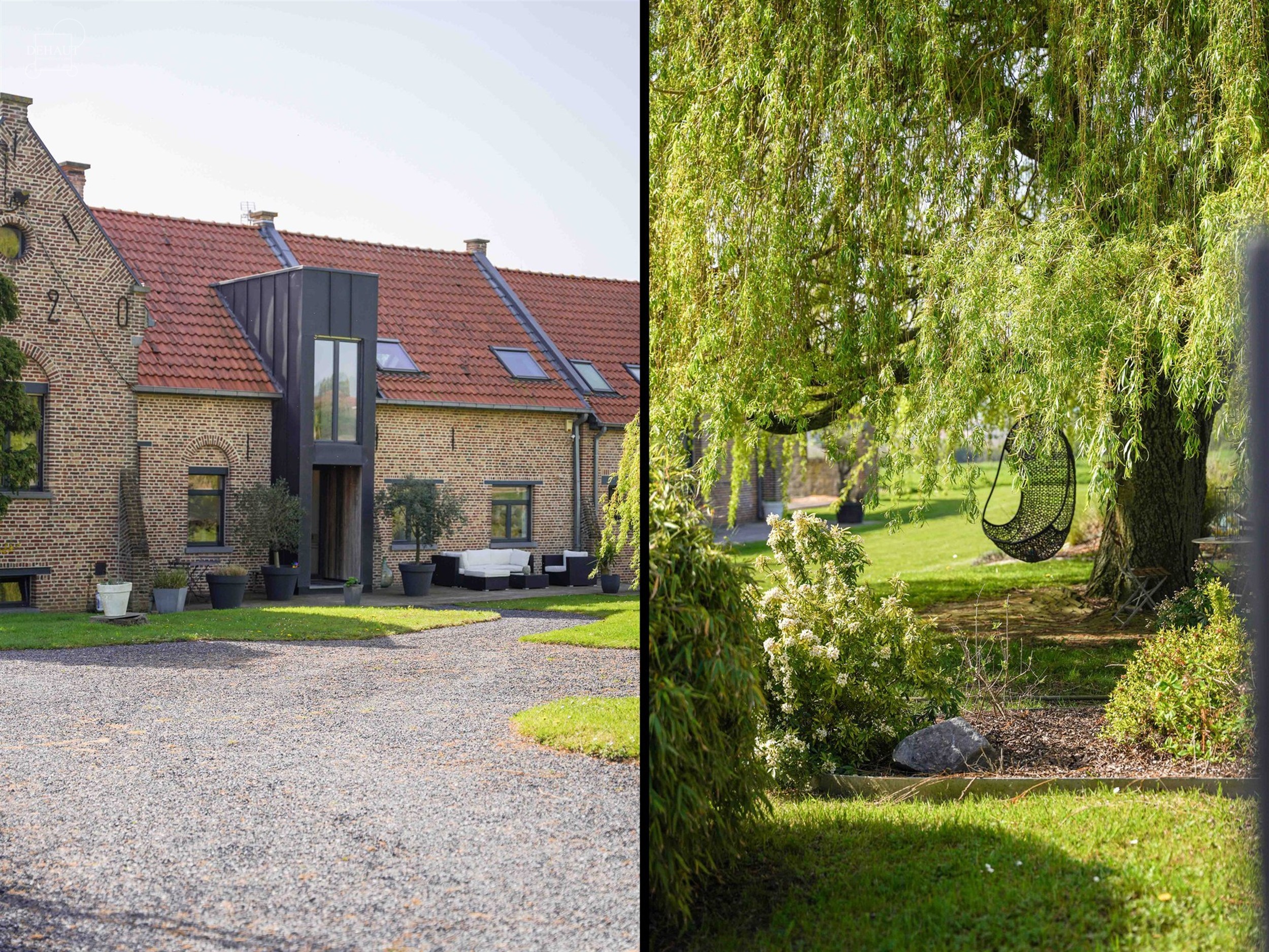 Luxueux corps de ferme bénéficiant d'un cadre d'exception et de volumes remarquables. Cette belle rénovation se distingue par son espace bien-être...