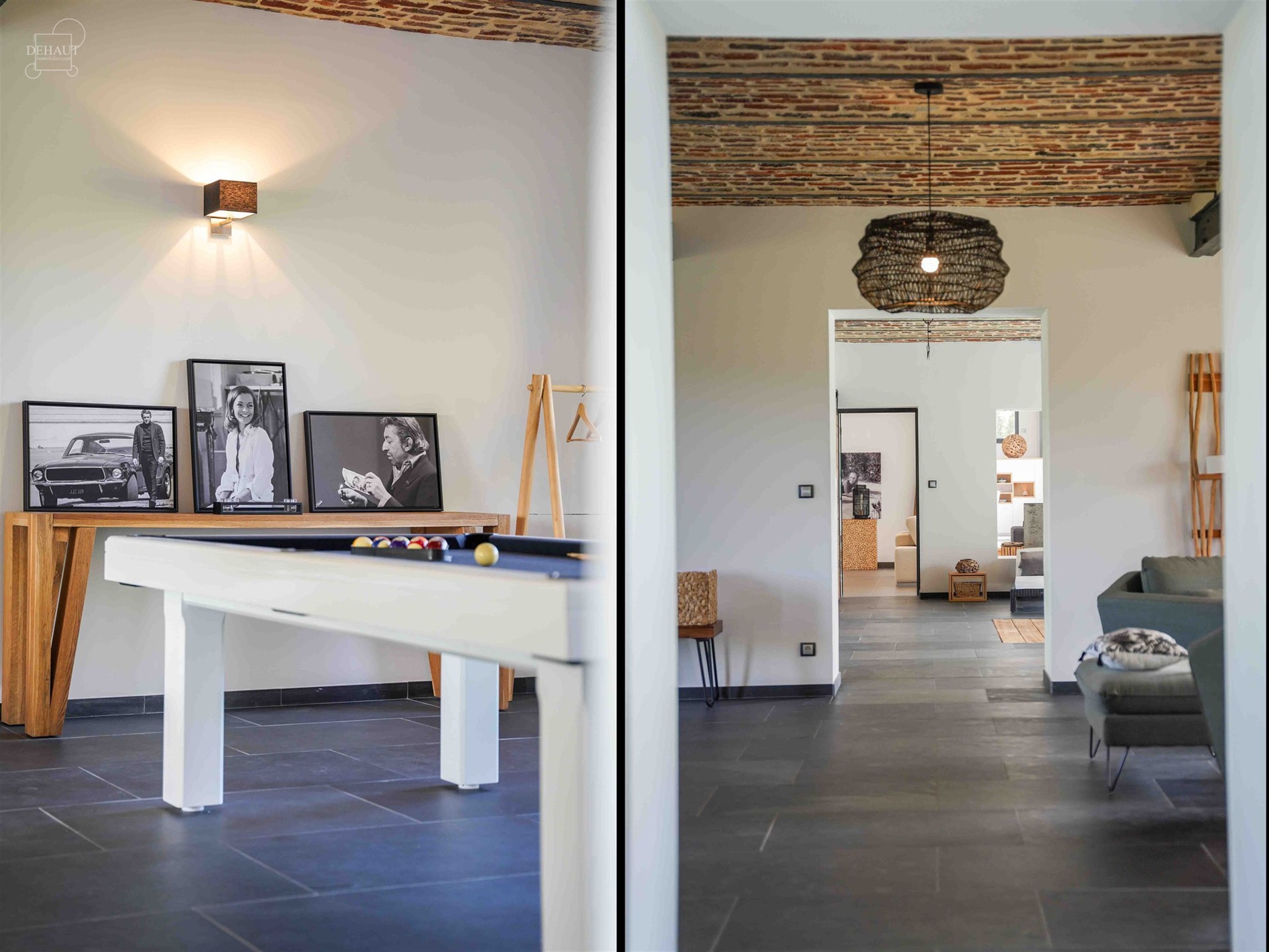 Luxueux corps de ferme bénéficiant d'un cadre d'exception et de volumes remarquables. Cette belle rénovation se distingue par son espace bien-être...