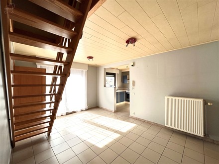 Appartement duplex au premier étage d'un immeuble situé à deux pas du centre-ville et de ses commerces, hors zone bleue. 
Se compose d'un hall d'e...