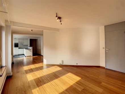 Appartement situé au 1er étage d'un immeuble en centre-ville. Comprend un hall d'entrée desservant un séjour, une cuisine équipée, une chambre a...
