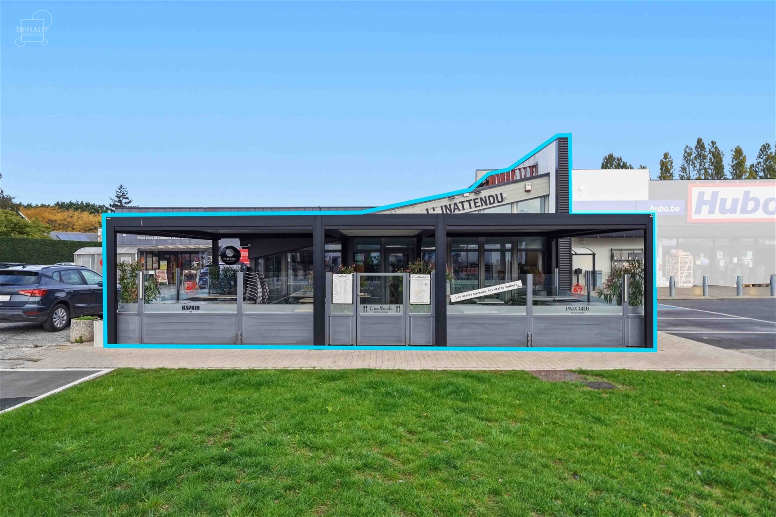 Commercieel pand verkocht inclusief bedrijfsactiviteiten, momenteel in gebruik als restaurant met een capaciteit van 74 zitplaatsen + 50 zitplaatsen o...