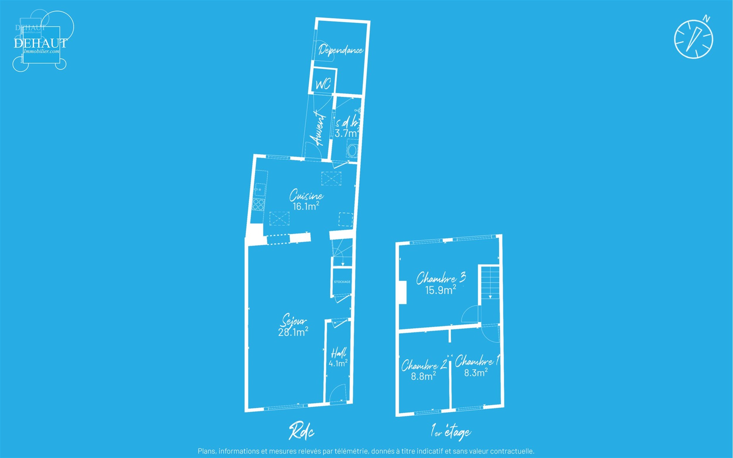 Herenhuis bestaande uit een hal die uitkomt op een woonkamer, een keuken, een zithoek, een badkamer, een extern toilet en 3 slaapkamers. Aangename tui...