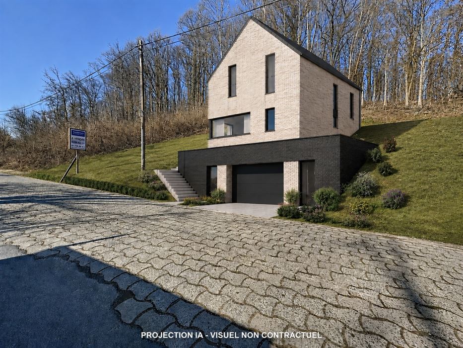 Projet de maison avec permis d'urbanisme-terrain à bâtir