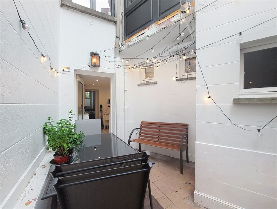 Appartement meublé 2 chambres + cour intérieur qu. étangs Ixelles