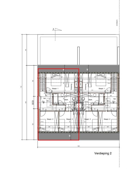 Duplex appartement met 3 slaapkamers
