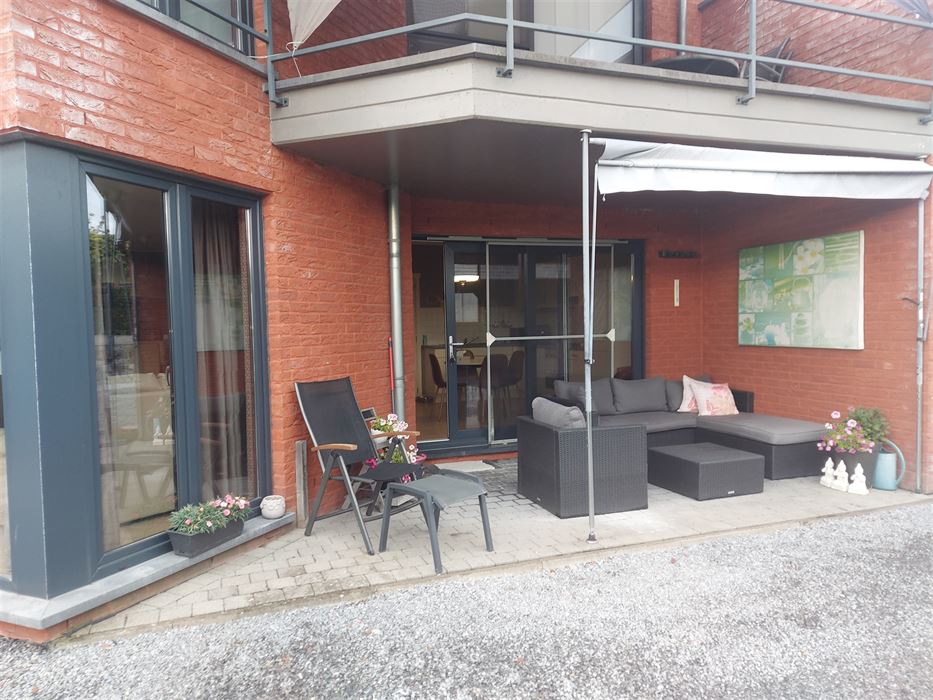 Gelijkvloers appartement met 2 slaapkamers