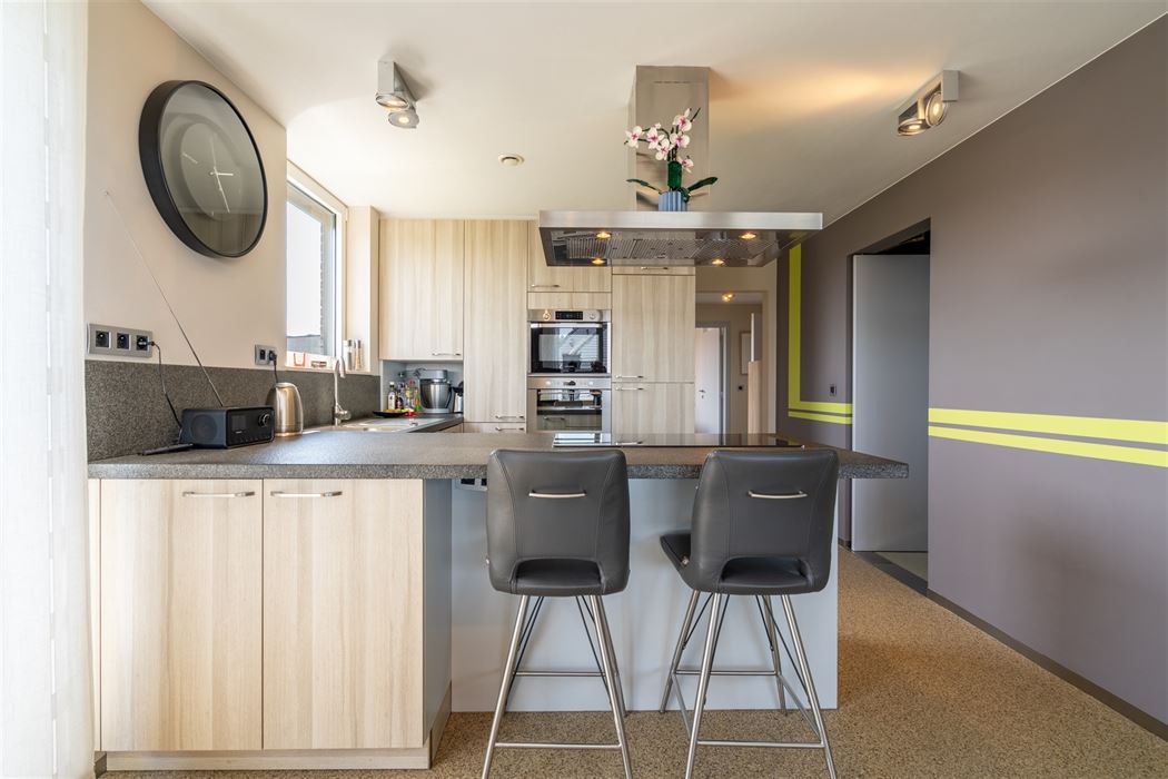 Penthouse met 2 ruime slaapkamers