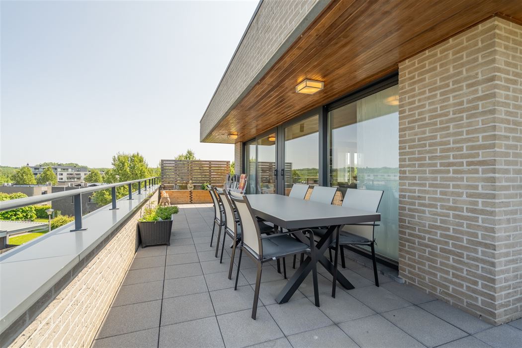 Penthouse met 2 ruime slaapkamers