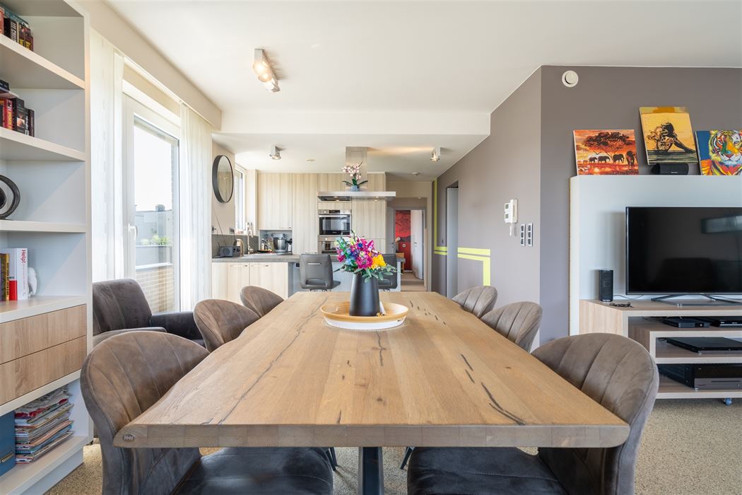 Penthouse met 2 ruime slaapkamers