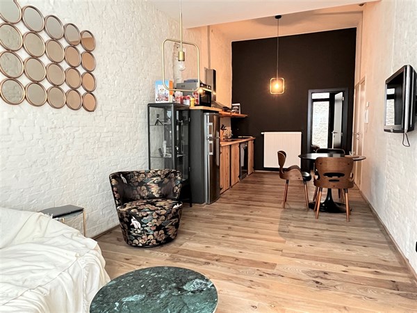 Gelijkvloers gemeubeld appartement op het Eilandje!