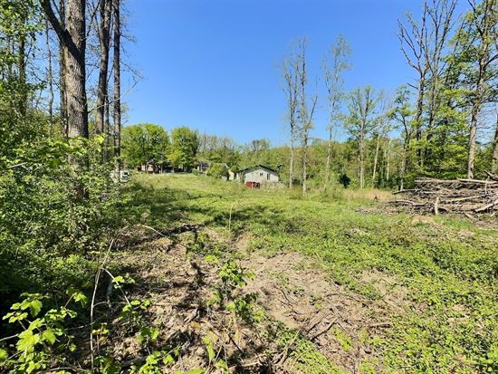 Terrain avec accès par 2 rues