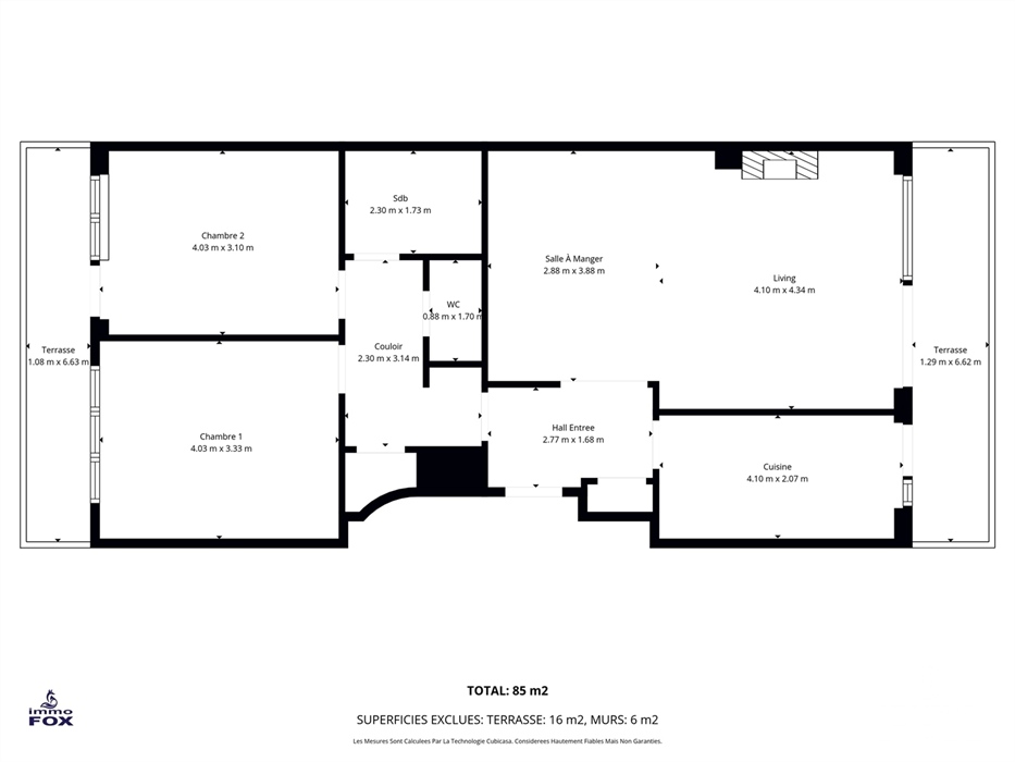 Foto 2 : Appartement te 1083 GANSHOREN (België) - Prijs € 234.000