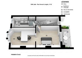 LUMINEUSE 4 Ch + Bureau et Dressing - Jardin et Terrasse - JETTE LUMINEUSE 4 Ch + Bureau et Dressing - Jardin et Terrasse - JETTE