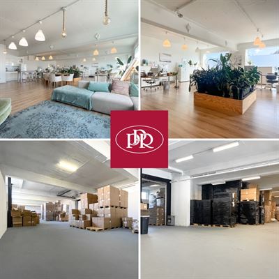 REZ-DE-CHAUSSÉE POLYVALENT ± 825 m² à usage d'ENTREPÔTS et de BUREAUX entièrement RÉNOVÉ !