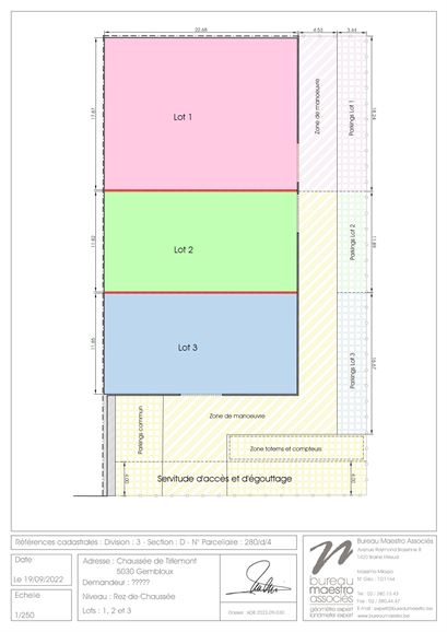 *** LOUÉ *** Zoning Sauvenière - Très belles opportunités - 3 lots