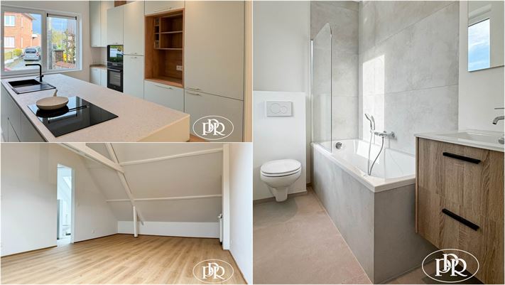 Maison 3 chambres ± 175 m², cuisine USA avec ïlot central et jardin orienté sud-ouest