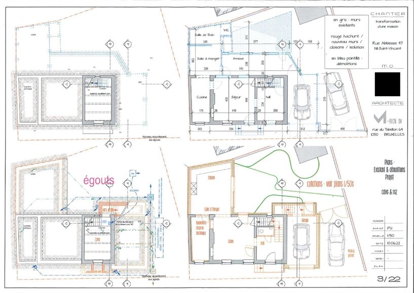 Projet rénovation disponible, Garage, Jardin