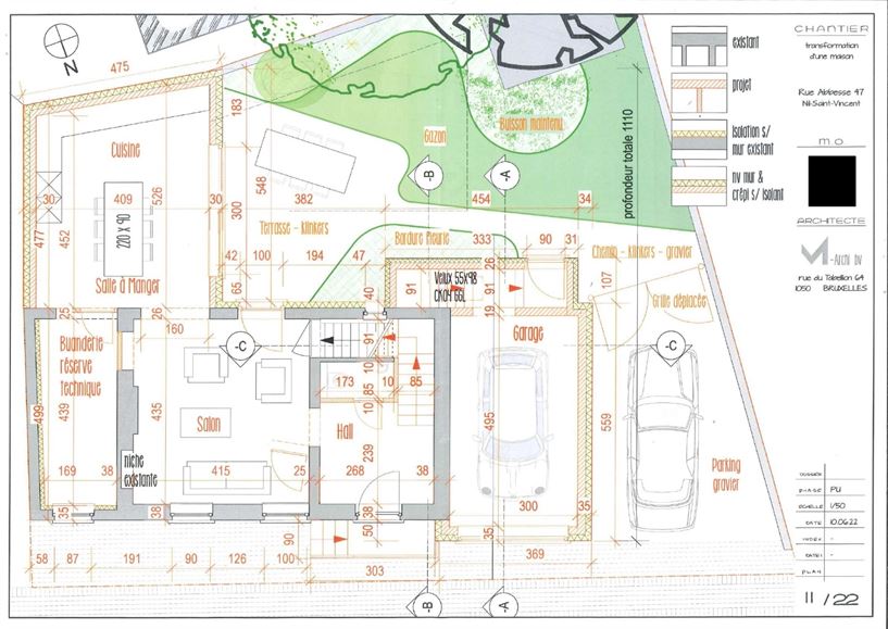 Projet rénovation disponible, Garage, Jardin