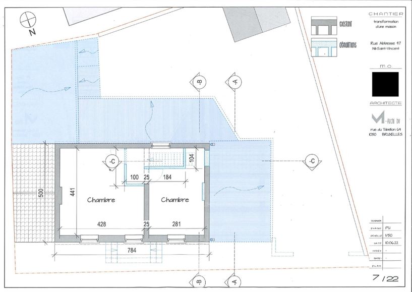Projet rénovation disponible, Garage, Jardin