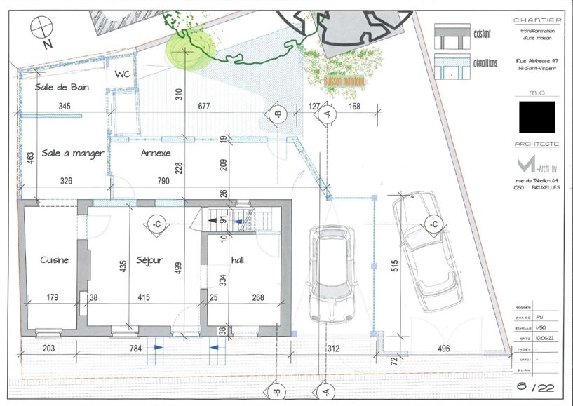 Projet rénovation disponible, Garage, Jardin