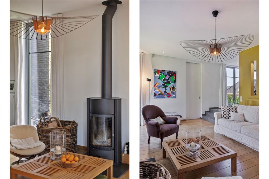 Rue résidentielle calme avec vue, double garage