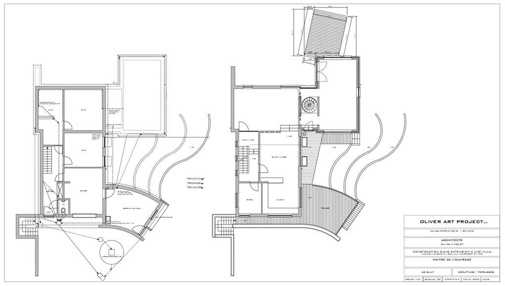 Rue résidentielle calme avec vue, double garage