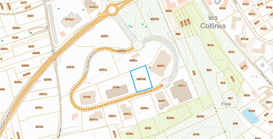 Zoning Nord, parking, accès aisé