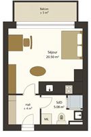 Parking privatif et sécurisé, balcon - LOUVAIN-LA-NEUVE Parking privatif et sécurisé, balcon - LOUVAIN-LA-NEUVE