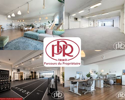 MIXTE ENTREPÔTS & BUREAUX de ± 825 m² en rez-de-chaussée avec accès véhicules.