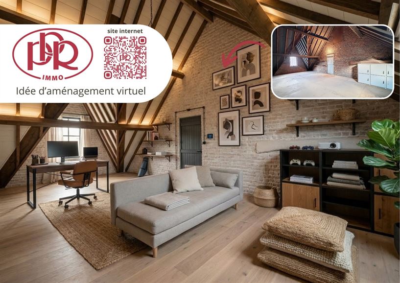 *** OFFRE ACCEPTÉE *** Jardin & terrasse SUD, parking, grenier aménageable