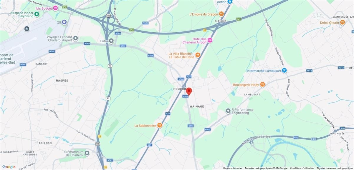 Gemengde ruimte. Strategische locatie. Box + kantoor op 2 verdiepingen.