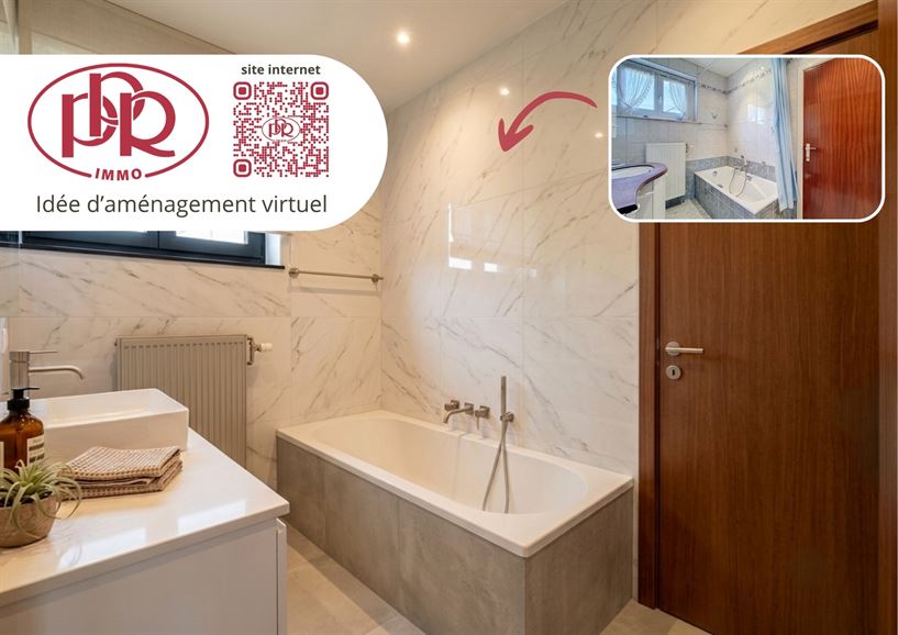 Architect-designed villa with 3 to 4 bedrooms and a garage.