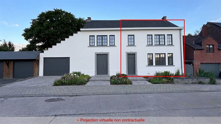 Karakteristieke woning van ± 135 m², 2 slaapkamers en een perceel van ± 6 are. Zolder die kan worden ingericht tot 2 slaapkamers.