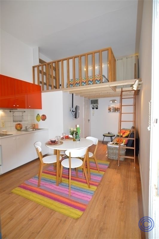 Knap gemeubeld studio -verbruik inbegrepen