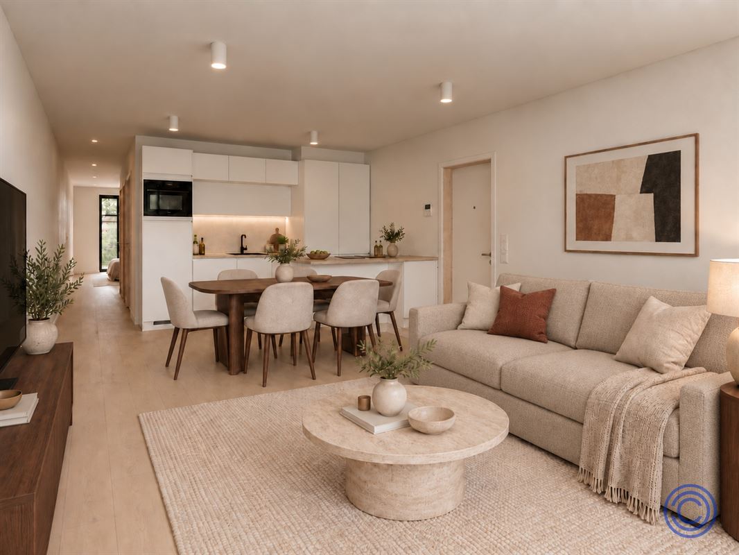 Energiezuinig gelijkvloers appartement met ruime tuin!
