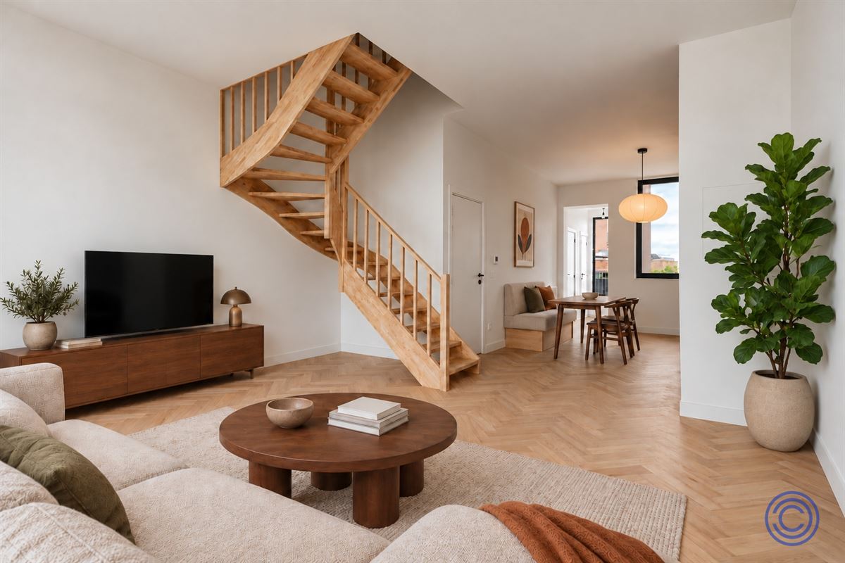 Stijlvolle duplex met zonnig dakterras in Berchem!