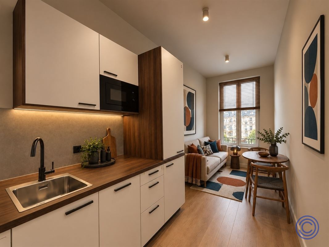 Studio aux finitions luxueuses, situé dans un emplacement de choix !