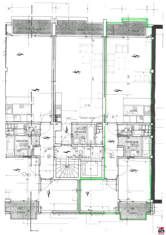 Prachtig ongemeubeld appartement met 2 slaapkamers