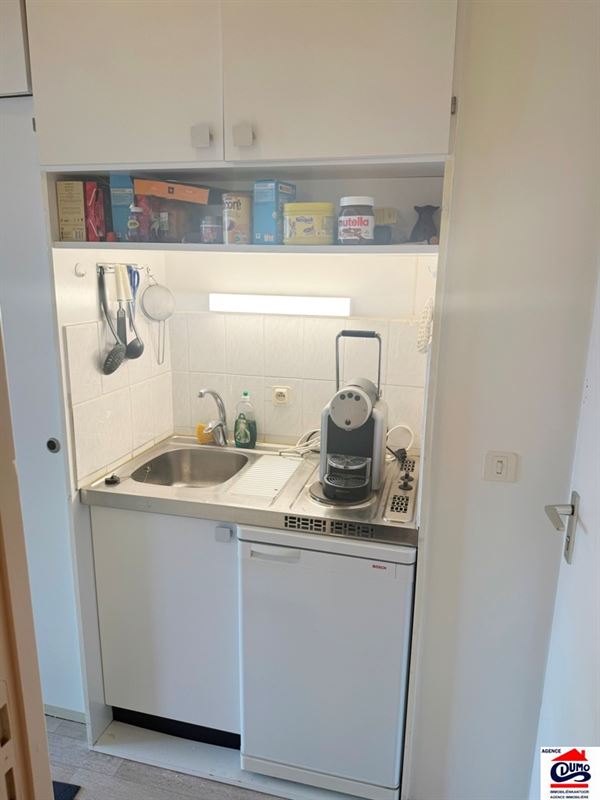 Gemeubelde studio met kelderberging